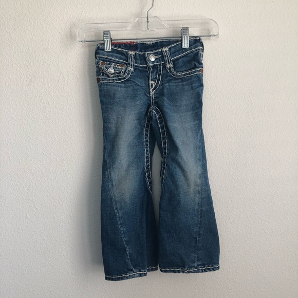 True Religion Joey Super T Stitched Denim Jeans - Picture 1 of 6